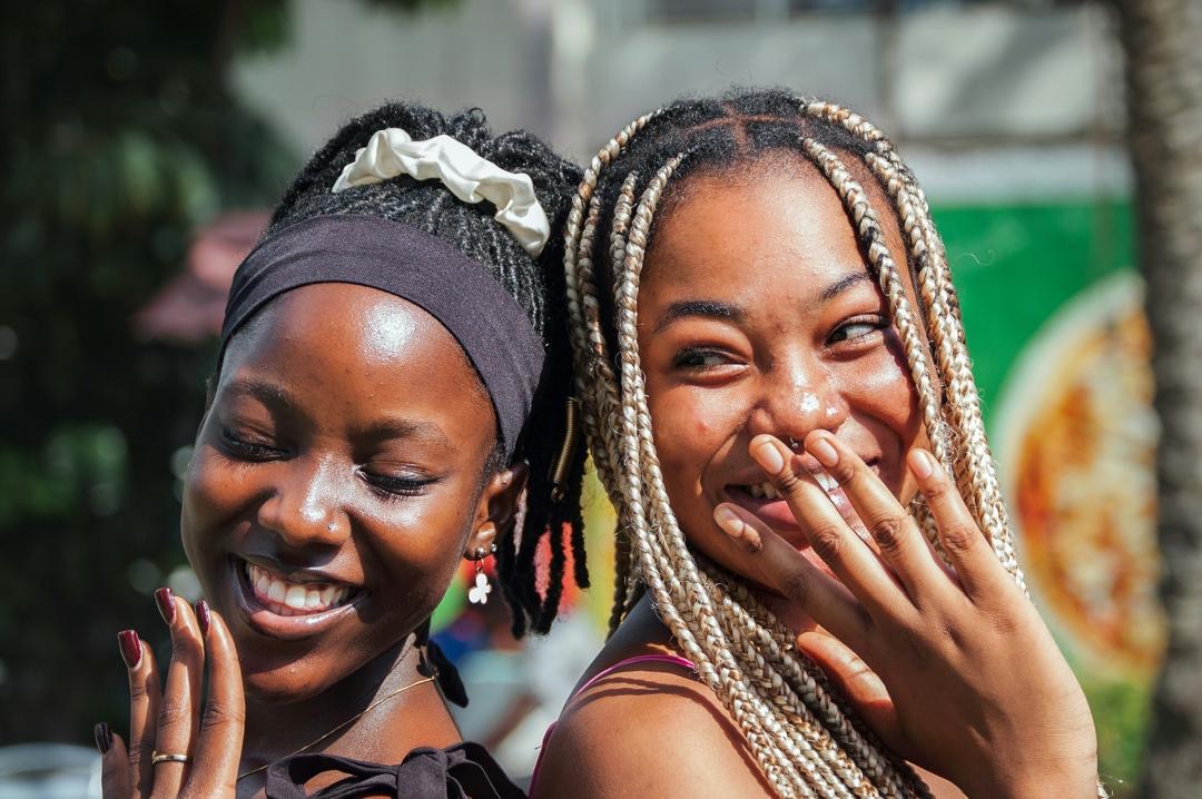 Happy Nigerian women